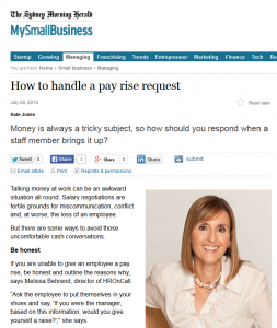 How to handle a payrise
