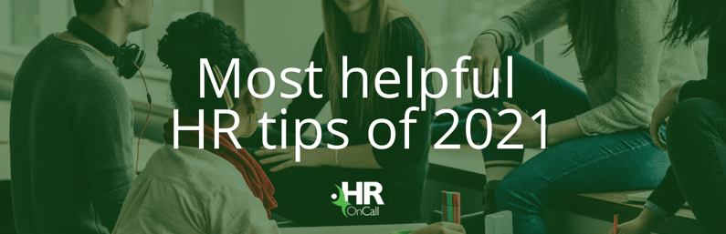 Most helpful HR tips of 2021